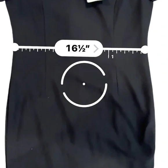 NWT Nordstrom Bardot Black Flares Sleeve Deess Size L - Picture 4 of 8